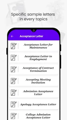 Letter Templates Offline android App screenshot 4