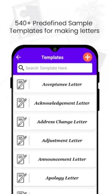 Letter Templates Offline android App screenshot 5